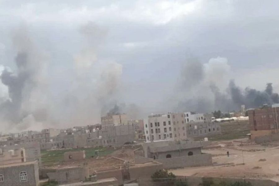 عدوان أميركي - صهيوني يستهدف مطار صنعاء ومحطات كهرباء في العاصمة اليمنية