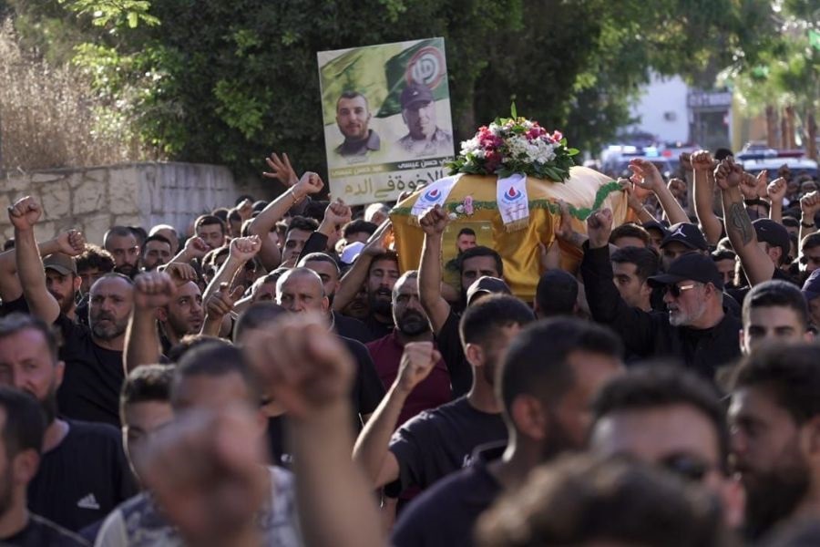 حزب الله يُشيّع الشهيد المجاهد إبراهيم توبة في ميفدون