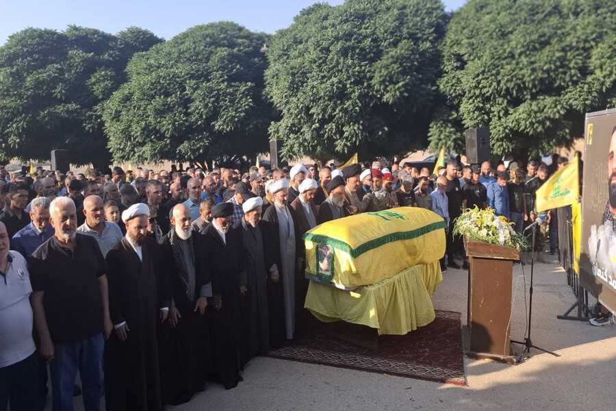 حزب الله يشيّع الشهيد المجاهد حسين أحمد كنعان في بلدة العلاق البقاعية