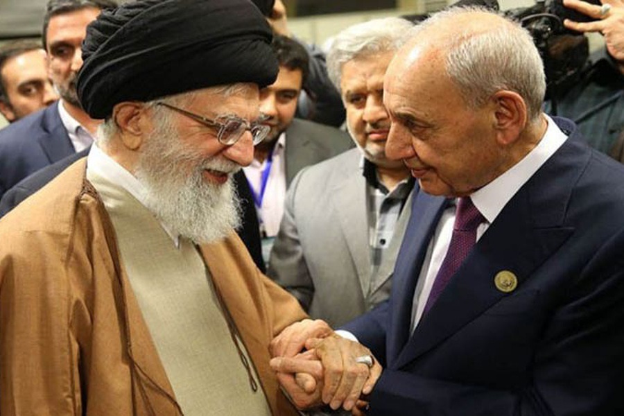 الرئيس بري مؤبّنًا الإمام الخامنئي: سيبقى قدوة خالدة للأجيال