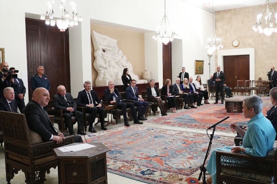 الرئيس عون استقبل وفدًا أوروبيًا: لدعم لبنان في استعادة كامل أراضيه 