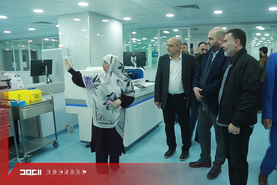 قُبَيل افتتاحه الرسمي.. وزير الصحة يجول في أقسام مركز لبنان الطبي - الحدت