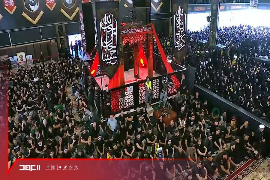 مشاهد لمراسم إحياء ذكرى العاشر من المحرم في مرقد السيد نصر الله