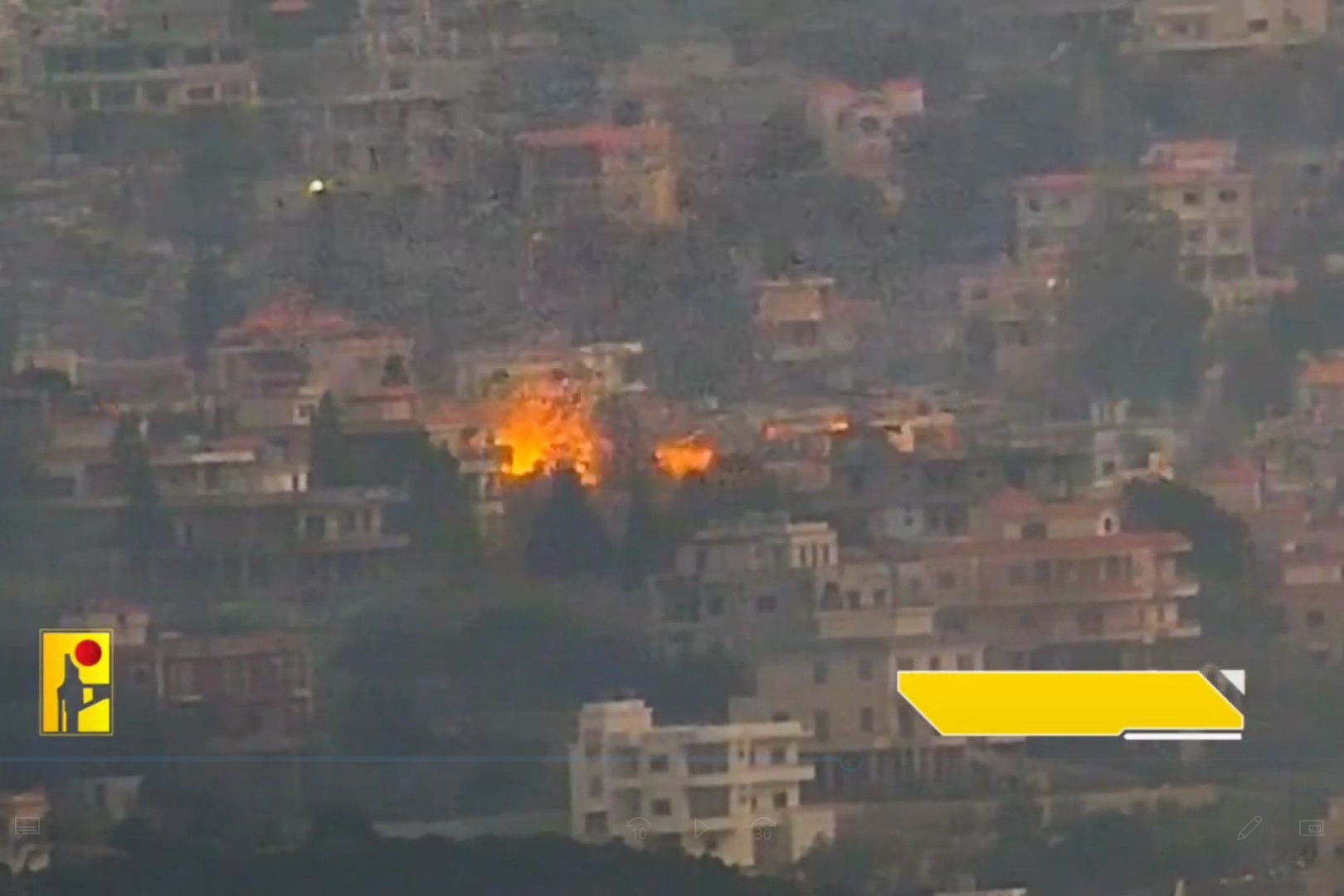 فيديو| استهداف المقاومة الإسلامية آلية هندسيّة 