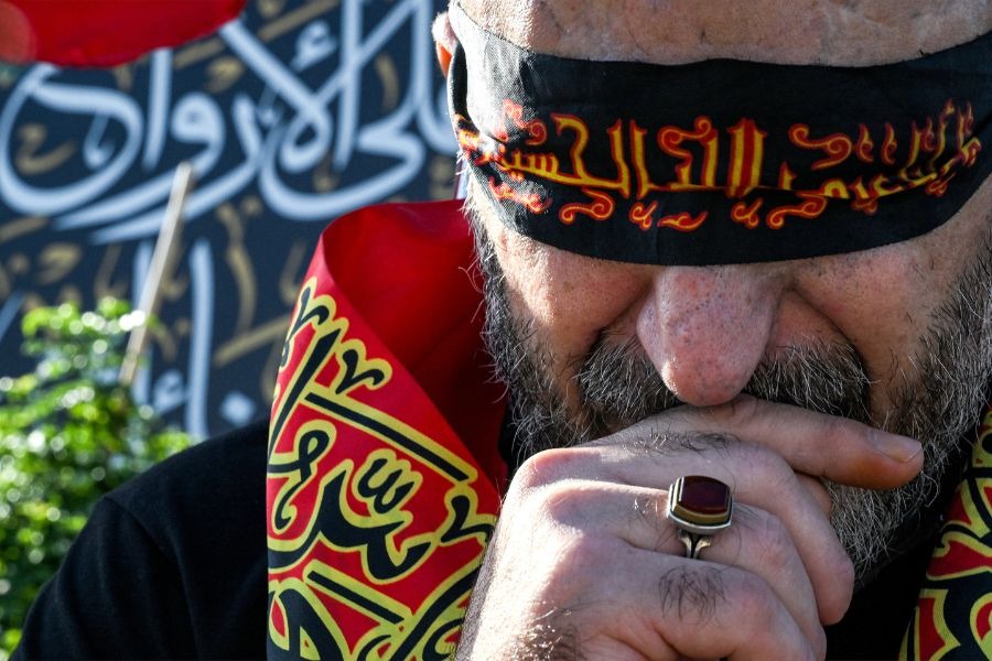 جرحى تلبية النداء حاضرون في المسيرة المركزية بالضاحية الجنوبية لبيروت