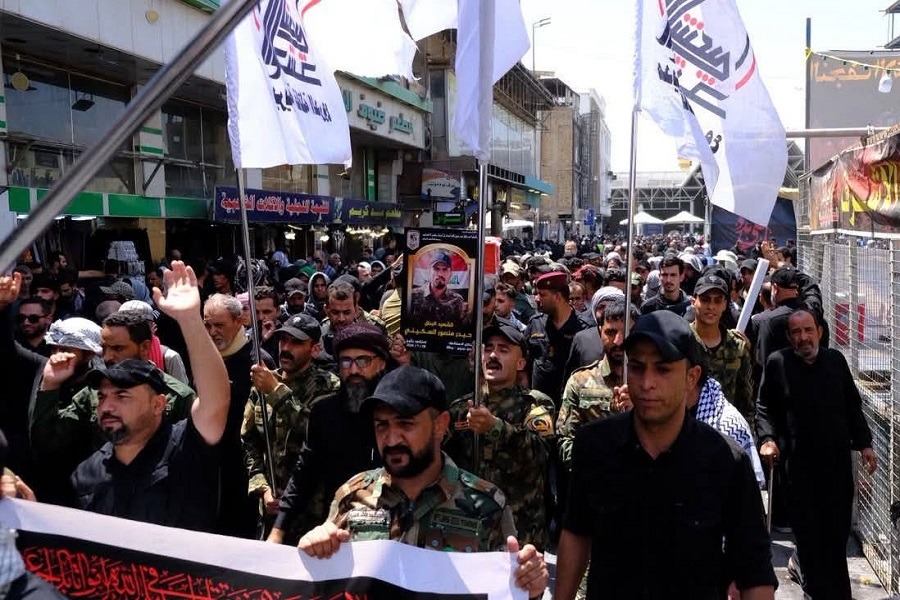 النجف الاشرف تشيّع شهيد الواجب حيدر منصور الشبكي أحد أبطال الحشد الشعبي