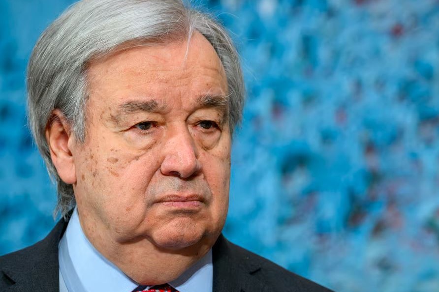 غوتيريش يدين العدوان 