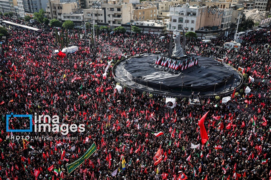 أكبر مراسم تشييع في العالم.. أكثر من 40 مليون شيعوا الإمام الخامنئي (قده)