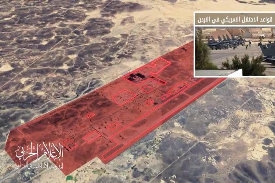 بالفيديو | المقاومة الإسلامية تستهدف بالطيران قواعد الاحتلال في العراق والمنطقة