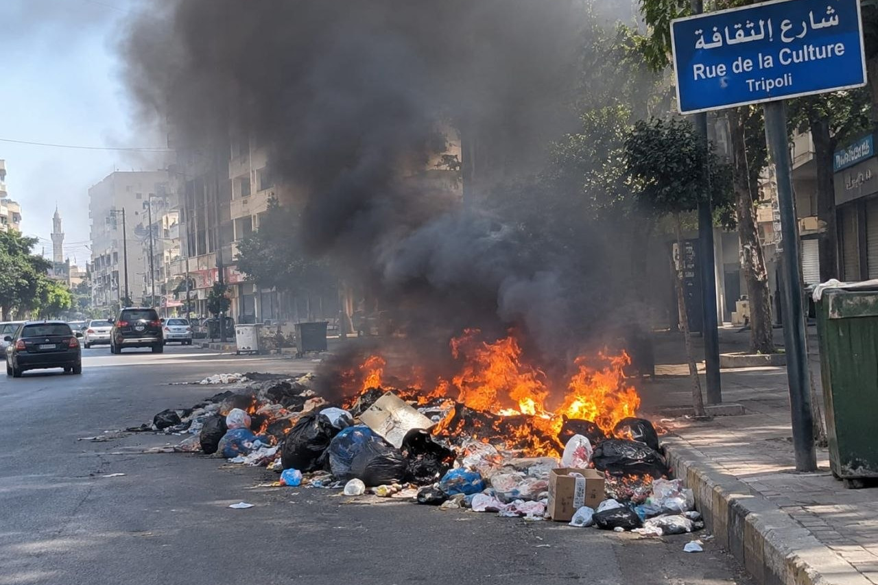 أزمة نفايات مفتوحة في طرابلس