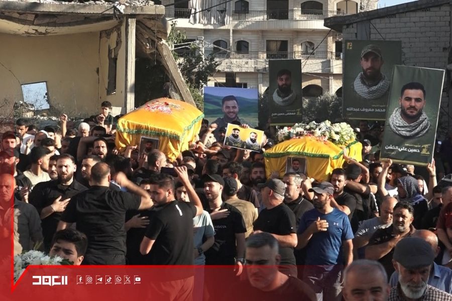 سُحمر تودّع الشهيدين حسين الخشن ومصطفى صبح في تشييع حاشد