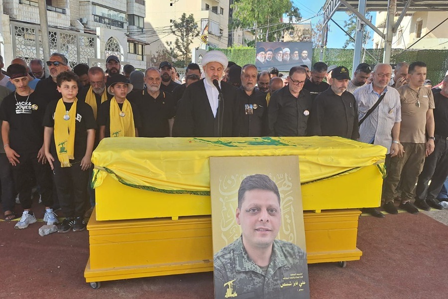 حزب الله شيع الشهيد علي فايز شمص في الضاحية الجنوبية 