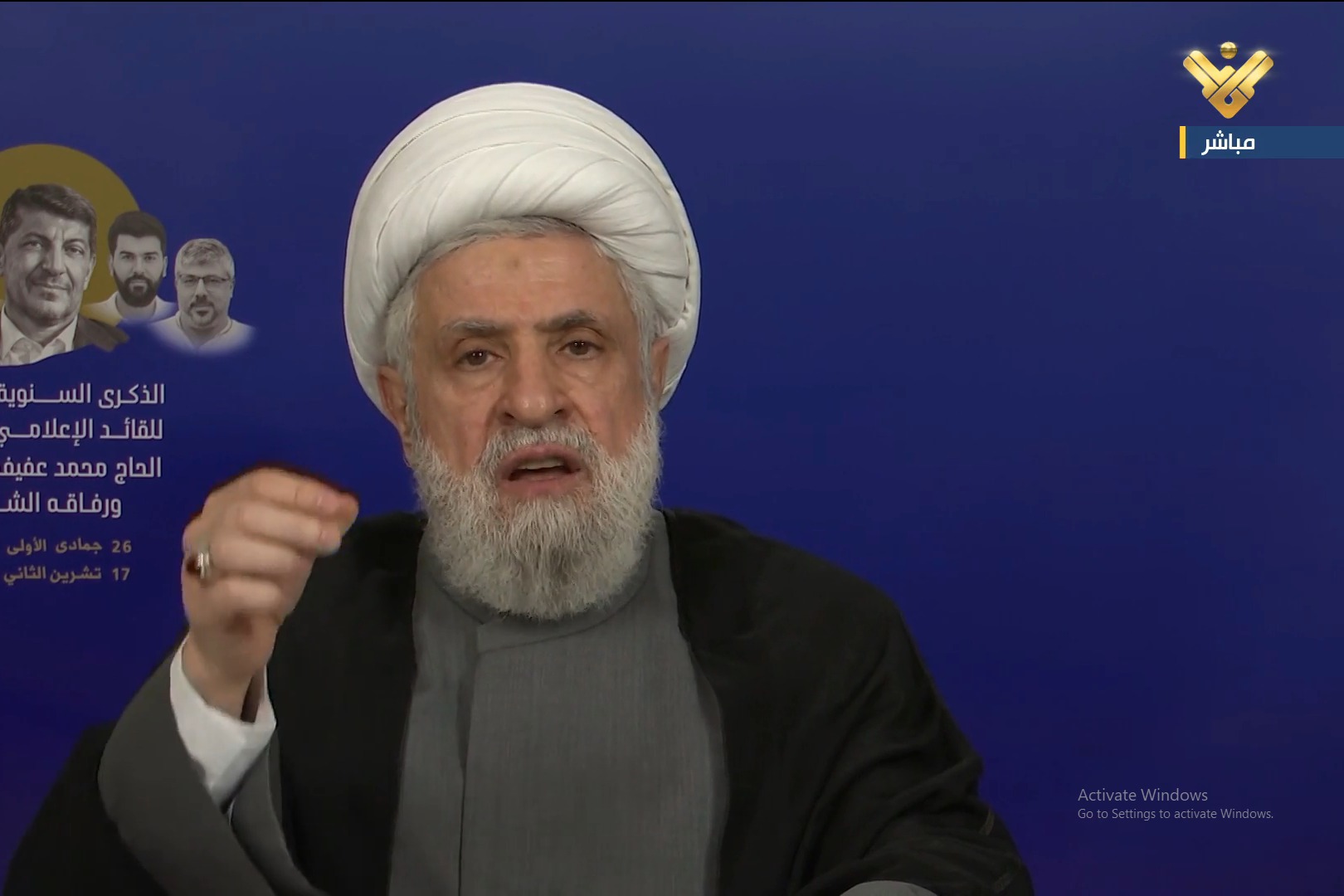 الشيخ نعيم قاسم: الحاج محمد عفيف اسمٌ لامعٌ في عالم الإعلام والكتابة والإلقاء