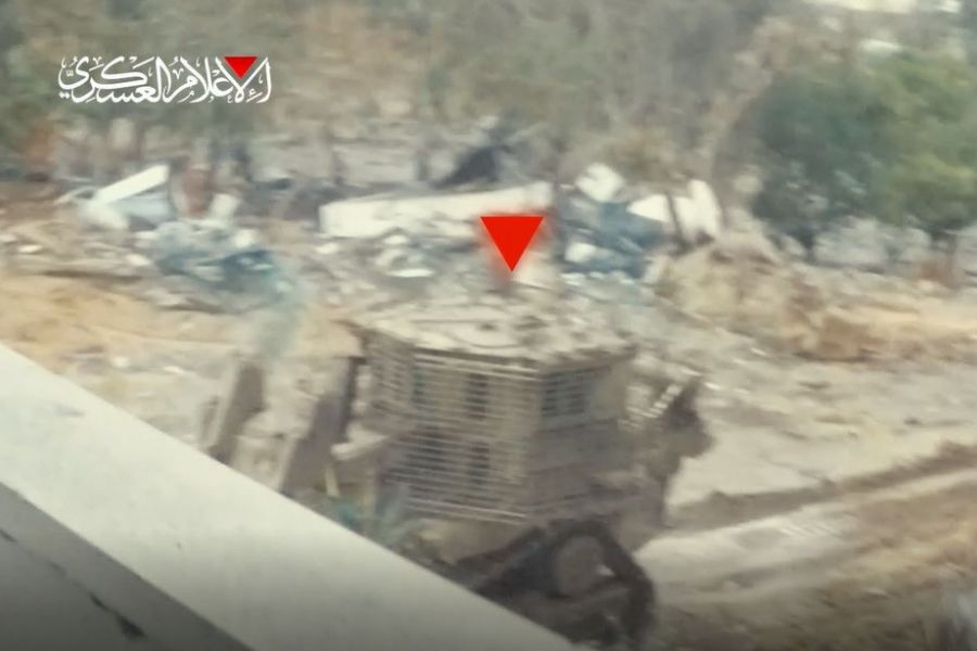 بالفيديو| مشاهد من استهداف قوات متوغلة في تلّ الهوى جنوب غزة