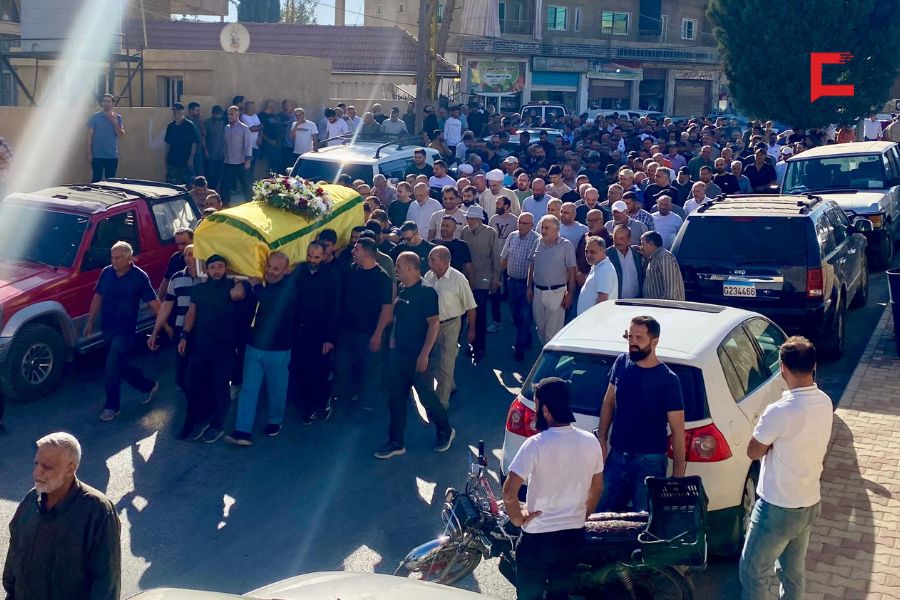 تشييع والد الشهيدين محمد وعبد الحسين مظلوم في بريتال