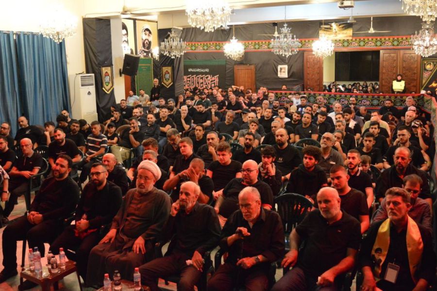 مجلس عزاء حسيني في حسينية مجمع الرسول الأكرم (ص) في بشامون