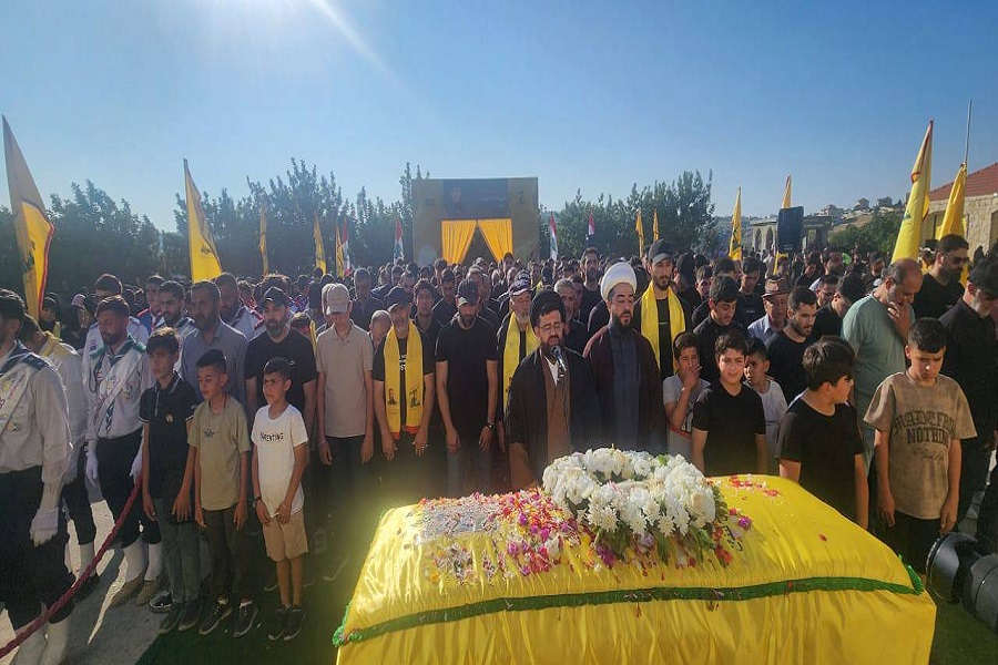 حزب الله وجماهير المقاومة يشيّعون الشّهيد علي حيدر في كونين