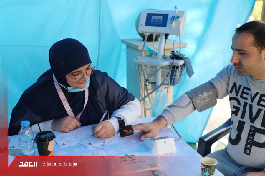 مستشفى الشيخ راغب حرب الجامعي يقيم يومًا صحيًا مجانيًّا 