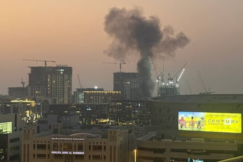  مشاهد من قصف إيراني طال أهدافًا أميركية في دبي