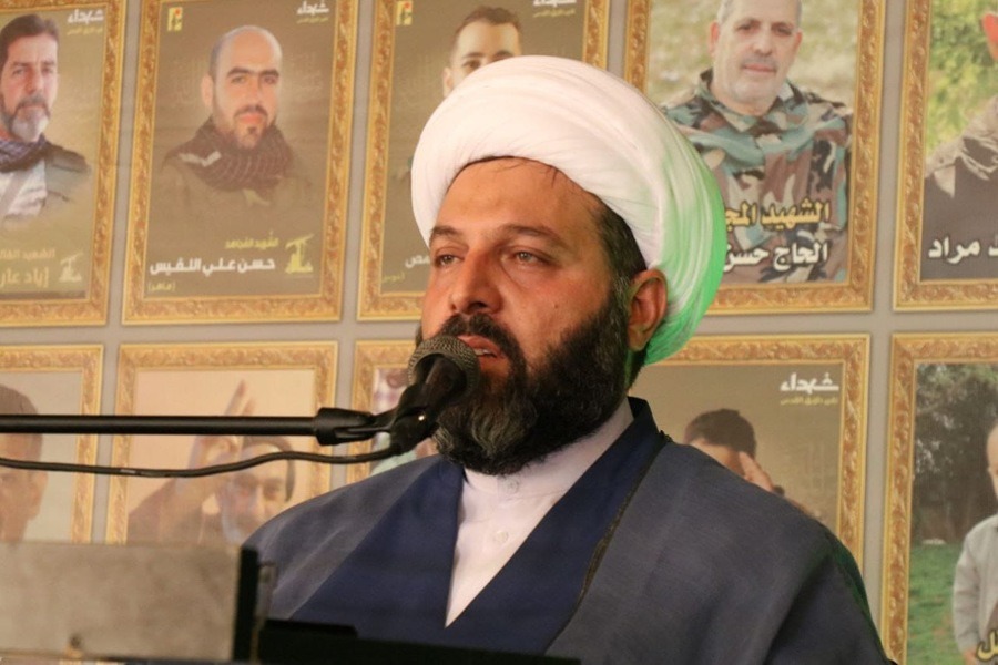 حزب الله ينظم حفلًا تأبينيًا للشهيد علي مصطفى في بلدة بوداي