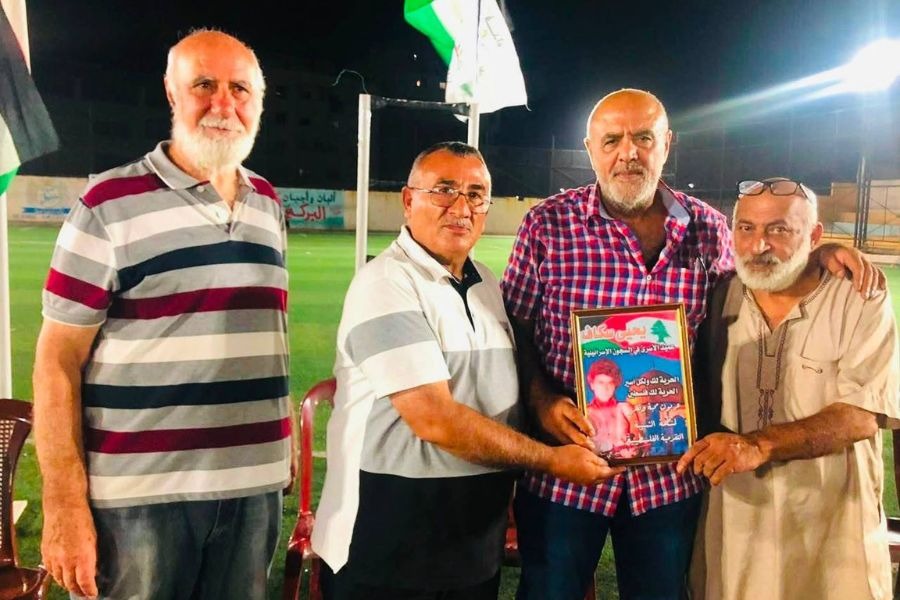احتفال رياضي في ذكرى تأسيس منظمة الشبيبة التقدمية الفلسطينية في مخيم نهر البارد