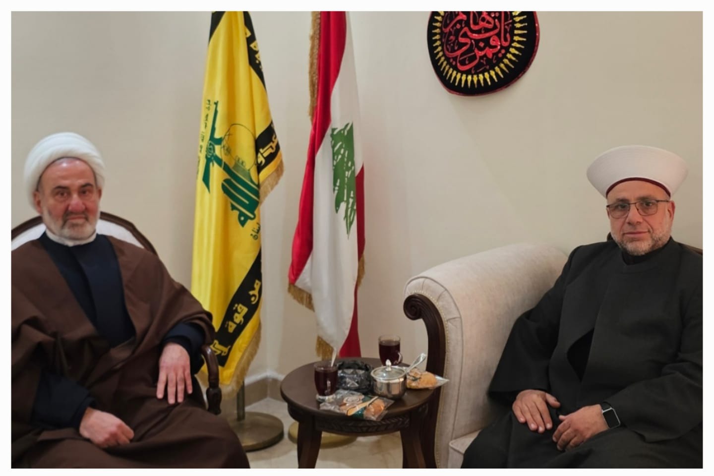 الشيخ عبد الرزاق زار الشيخ عمرو: قوة لبنان  تُصان عبر الشعب والجيش والمقاومة