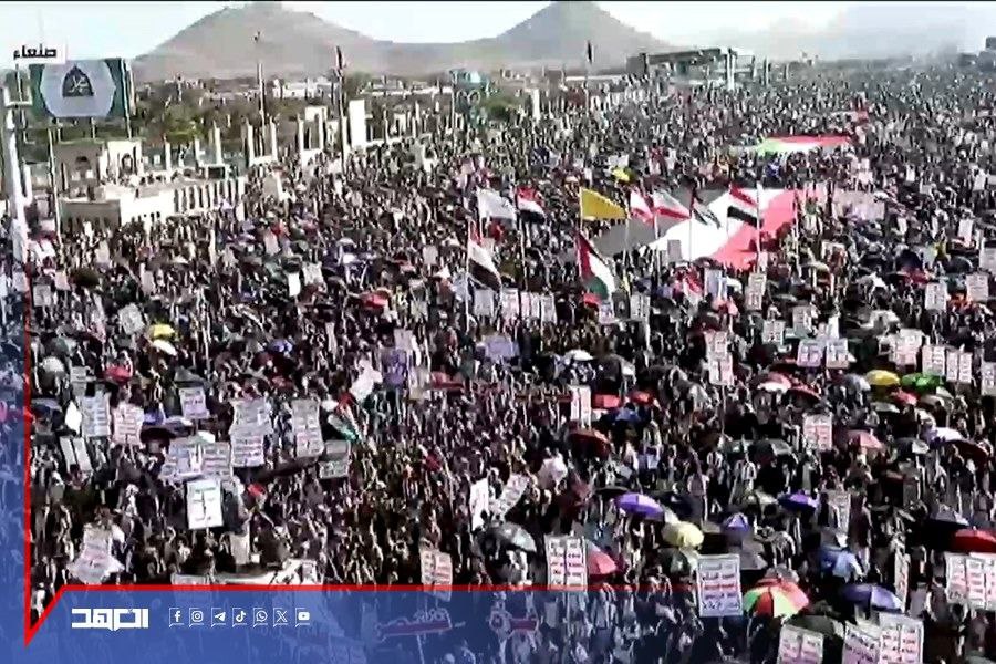 طوفان بشري في صنعاء وصعدة تحت شعار 