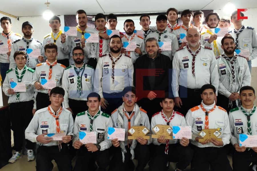 قطاع صيدا في كشافة الإمام المهدي يختتم مخيمه التدريبي 