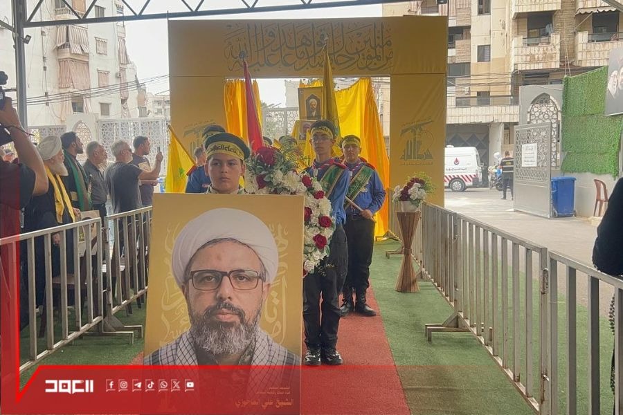بالصور| حزب الله وجمهور المقاومة يشيّعون الشهيد الشيخ علي جعفر الماحوزي