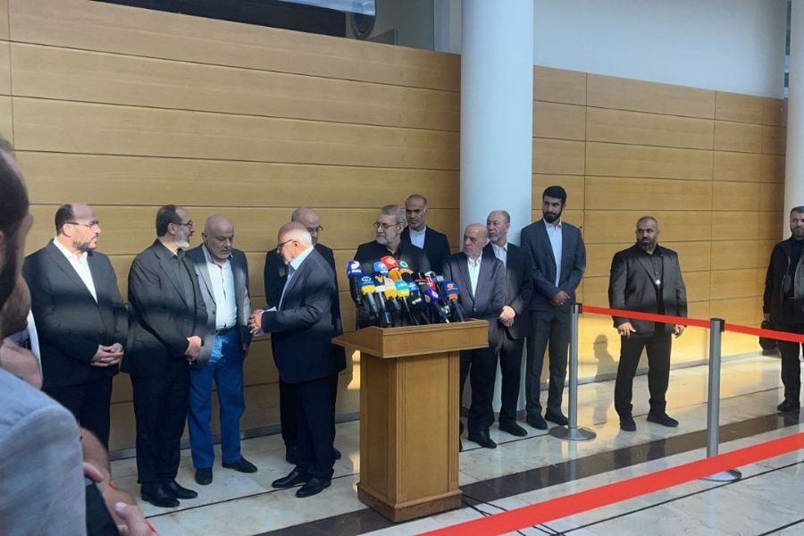 لاريجاني يصل إلى بيروت: نسعى إلى تحقيق مصالح لبنان العليا