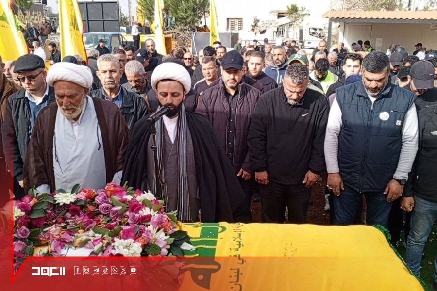 حزب الله يشيّع الشهيد محمد تحسين حسين قشاقش في حانين بمسيرة حاشدة