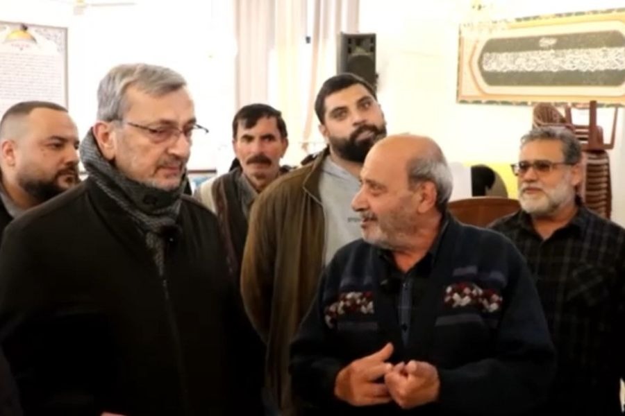 جولة لعز الدين على عدد من مراكز الإيواء في بلدة الجية