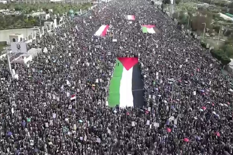 مسيرات مليونية يمنية: 