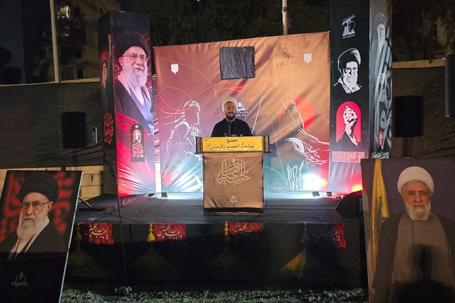 بالصور| مجلس عزاء حسيني بمناسبة أربعينية الإمام الحسين (ع) في الضاحية الجنوبية لبيروت