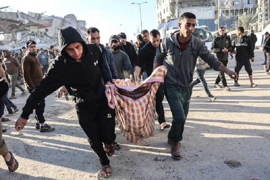 العدوان الصهيوني على غزة: شهداء وجرحى وقصف مدفعي ونسف مبان