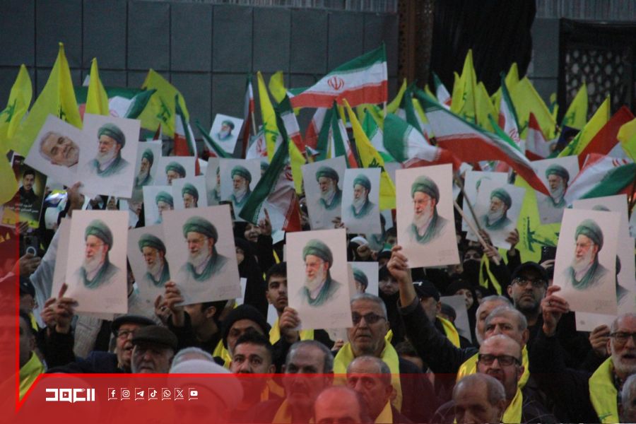 لقاء جماهيري حاشد في الضاحية الجنوبية تضامنًا مع إيران والإمام الخامنئي