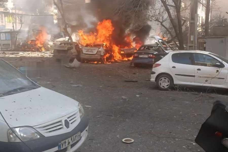  بالصور| آثار العدوان الأميركي - الصهيوني المشترك على العاصمة الإيرانية طهران