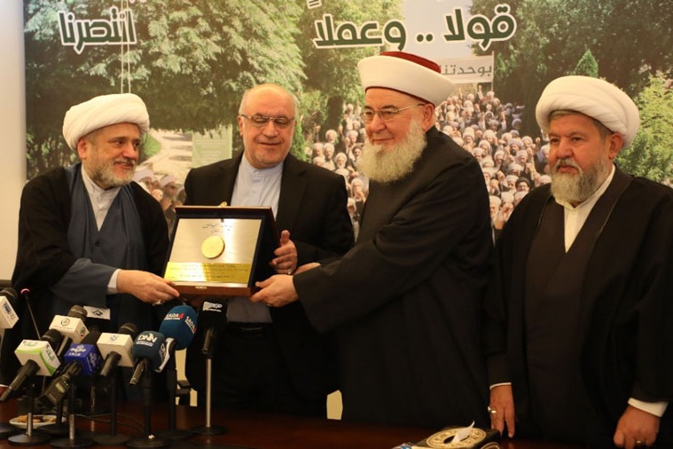 تجمع العلماء المسلمين يكرّم السفير الإيراني مجتبى أماني في حفل وداعي