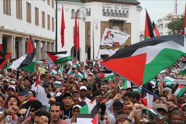 2025 عام النضال المغربي الشعبي ضد التطبيع ودعم غزة