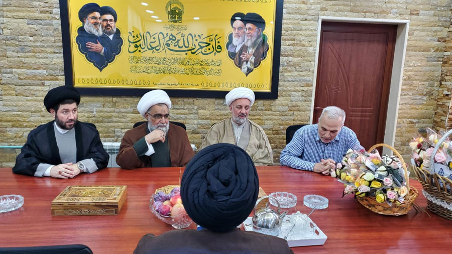 وفد علمائي من حزب الله يزور مستشفى دار الحكمة مهنئًا بالمولد النبوي