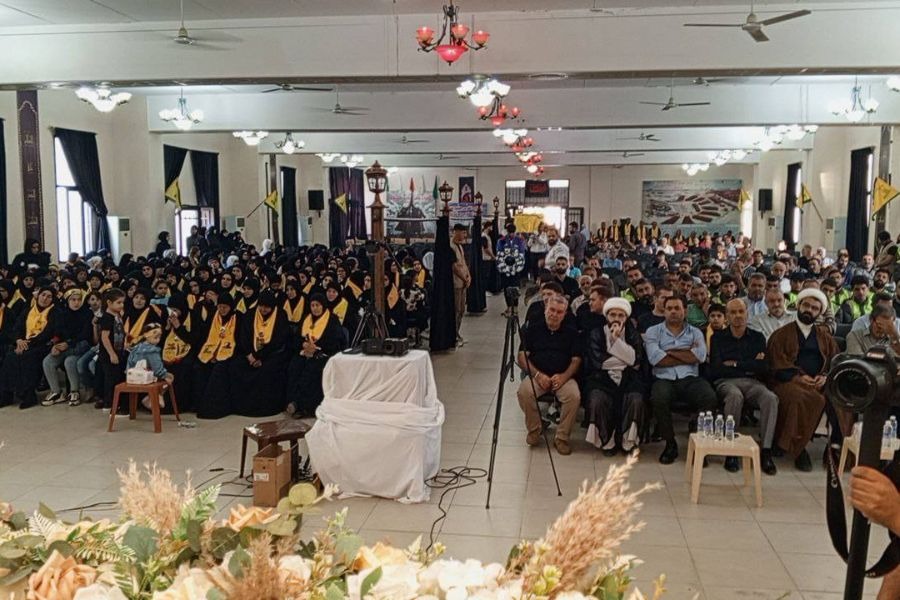 حزب الله يقيم احتفالًا تكريميًا لشهداء بلدة صديقين