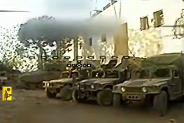 فيديو| استهداف آلية هامر لجيش العدو في بلدة البيّاضة بمحلّقة انقضاضيّة