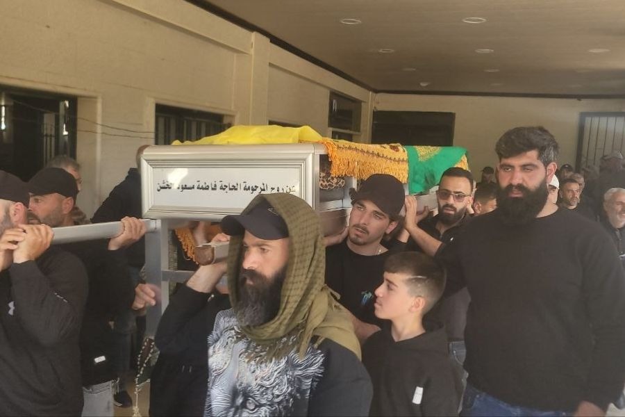 سحمر تشيّع الشهيدة سلام بديع الزين