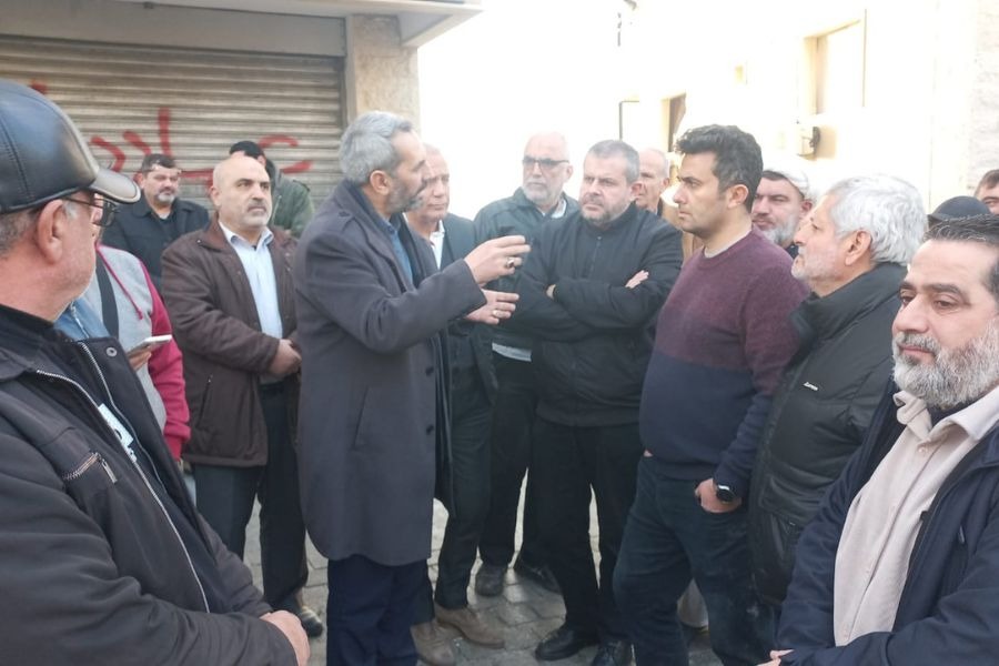 حمادة تفقد الأماكن السكنية المستهدفة في قناريت والغازية