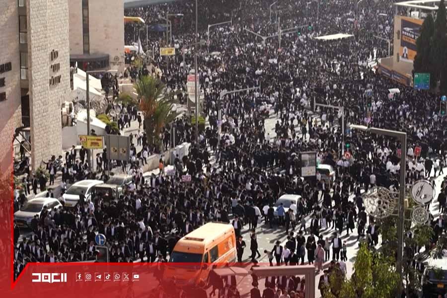 200 ألف من الحريديم تظاهروا ضد التجنيد.. شلل تام وفوضى بالطرقات