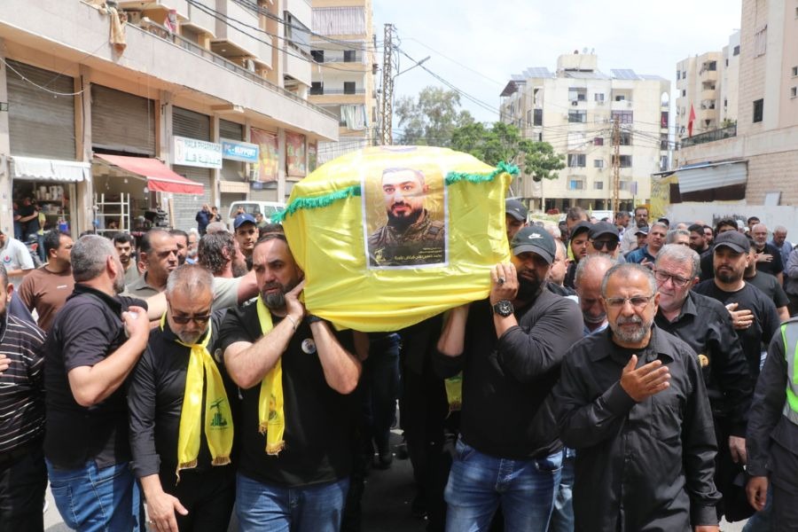 بالصور| حزب الله شيّع ثلة من الشهداء في جنة الزهراء (ع) في الكفاءات