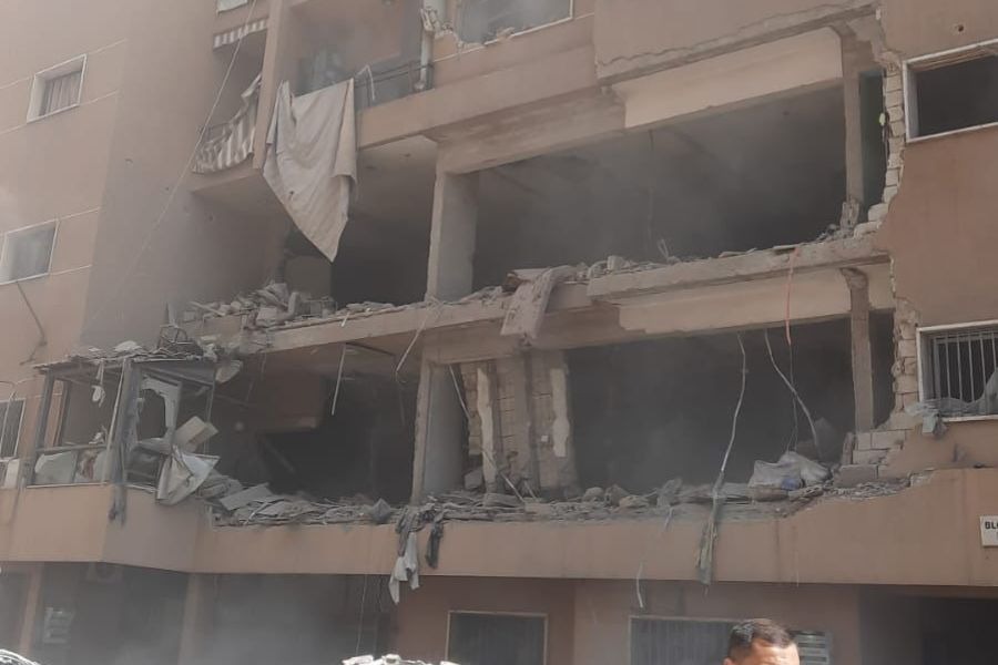 عدوان صهيوني يستهدف شقتين في الضاحية الجنوبية لبيروت 
