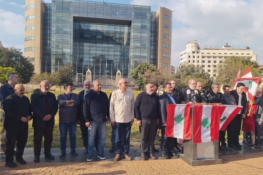 تحرك نقابي في رياض الصلح بمناسبة يوم العمال وتأكيد على وحدة الموقف