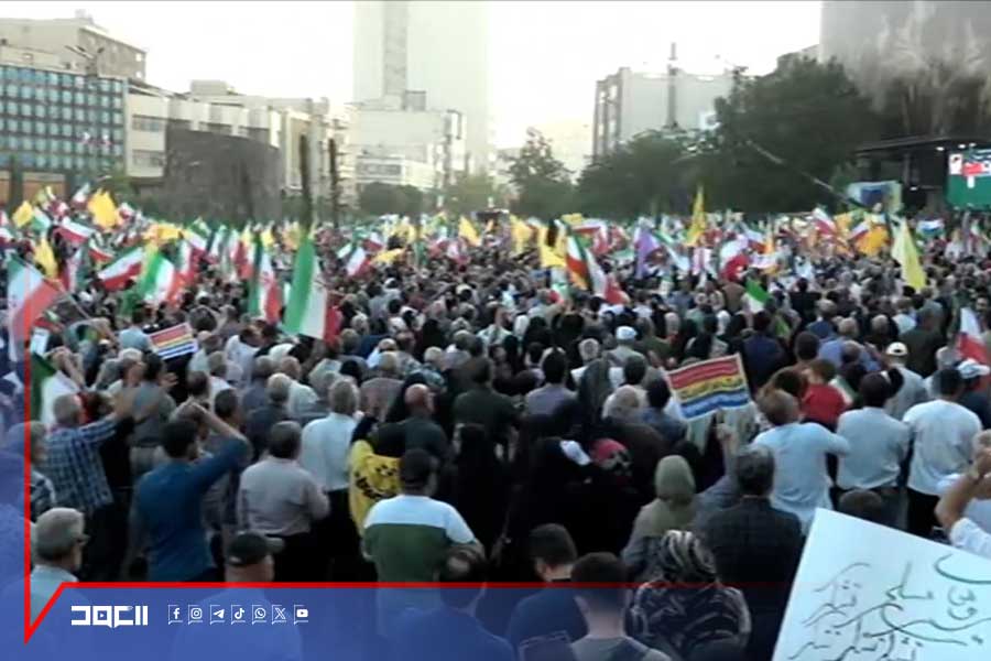 طهران تحتفل بالنصر.. حشود جماهيرية تجدد الولاء وتؤكد فشل العدوان الصهيوني