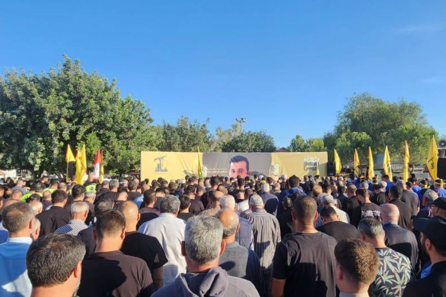 حزب الله يشيّع الشّهيد إبراهيم رسلان في كونين